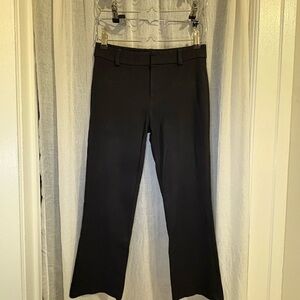 Madewell Classic Black Flexible Fit Boot Cut Slacks size 2